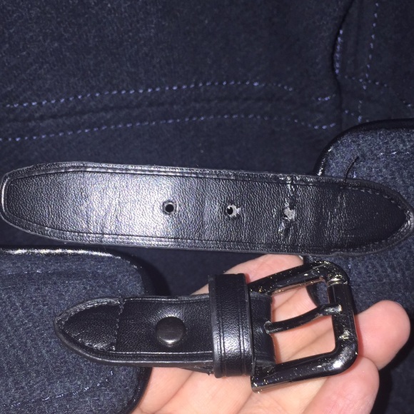 Vince Camuto Woman’s Wool Blend Navy Winter Coat Size Medium - Picture 14 of 14